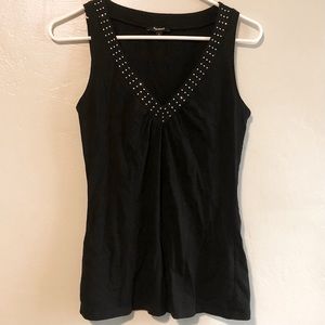 Express v neck rhinestone gem tank top
